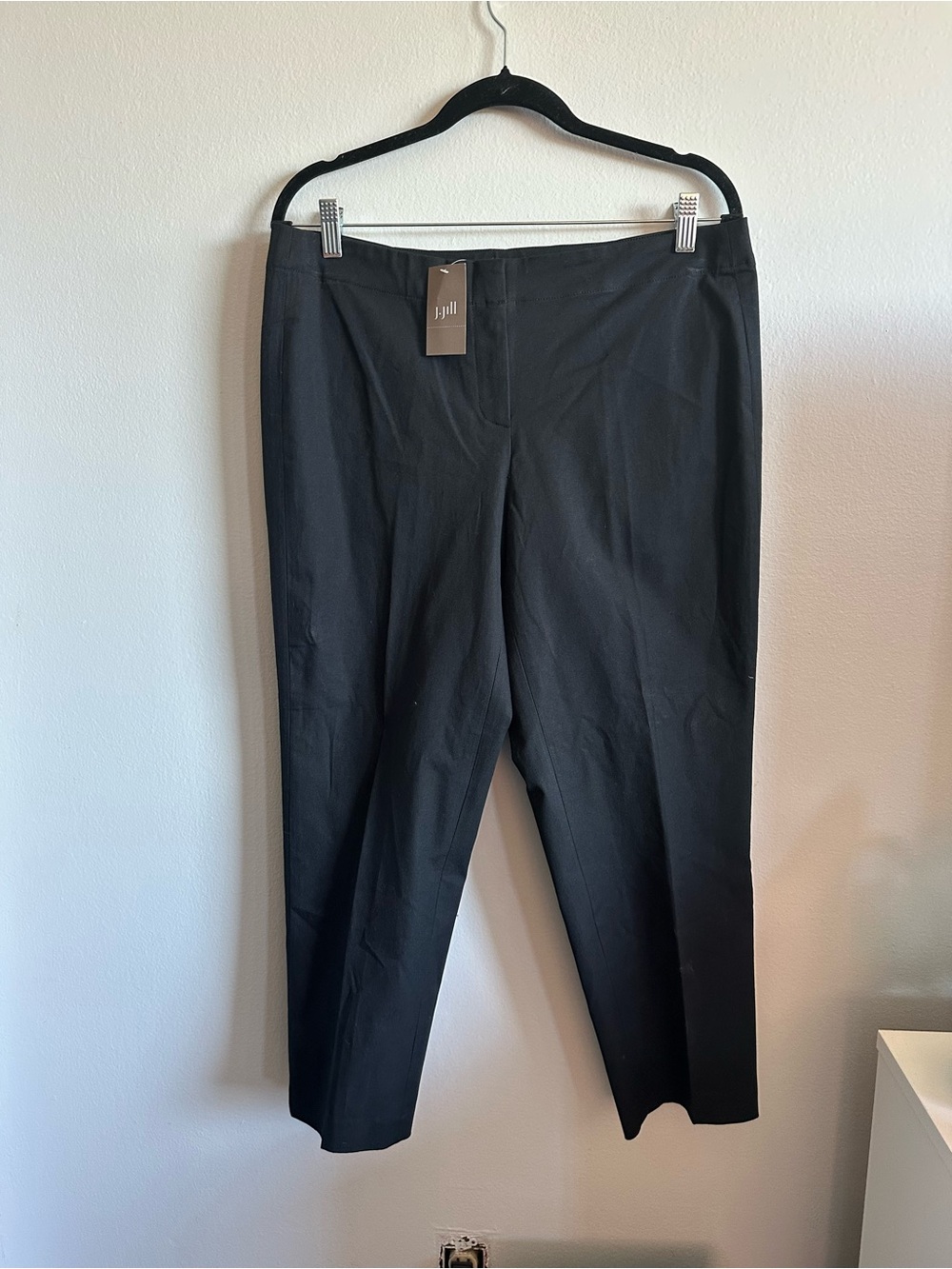 NWT J.Jill Black Petite Straight Leg Dress Pants Women’s 12P $79
